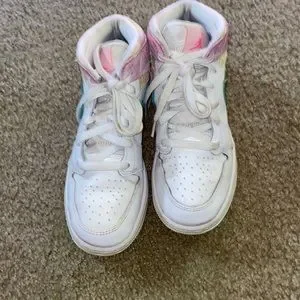 Nike Shoes Nike Air Jordan Mid Gs Paint Drip Ice Cream White